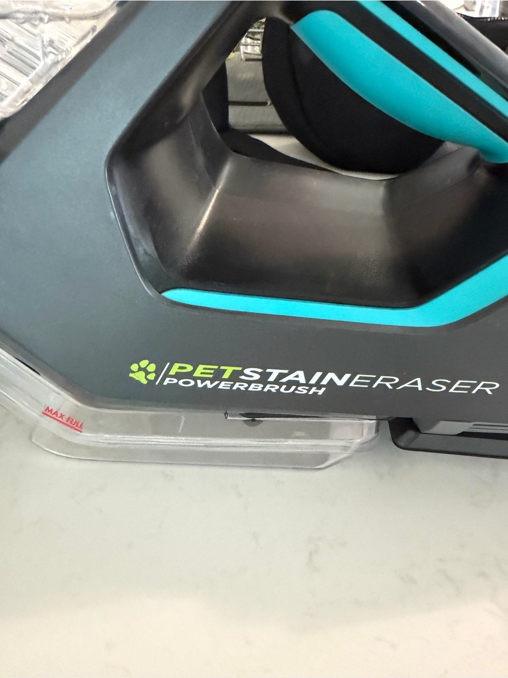 Bissell Pet Stain Eraser PowerBrush - Black and Teal Accents
